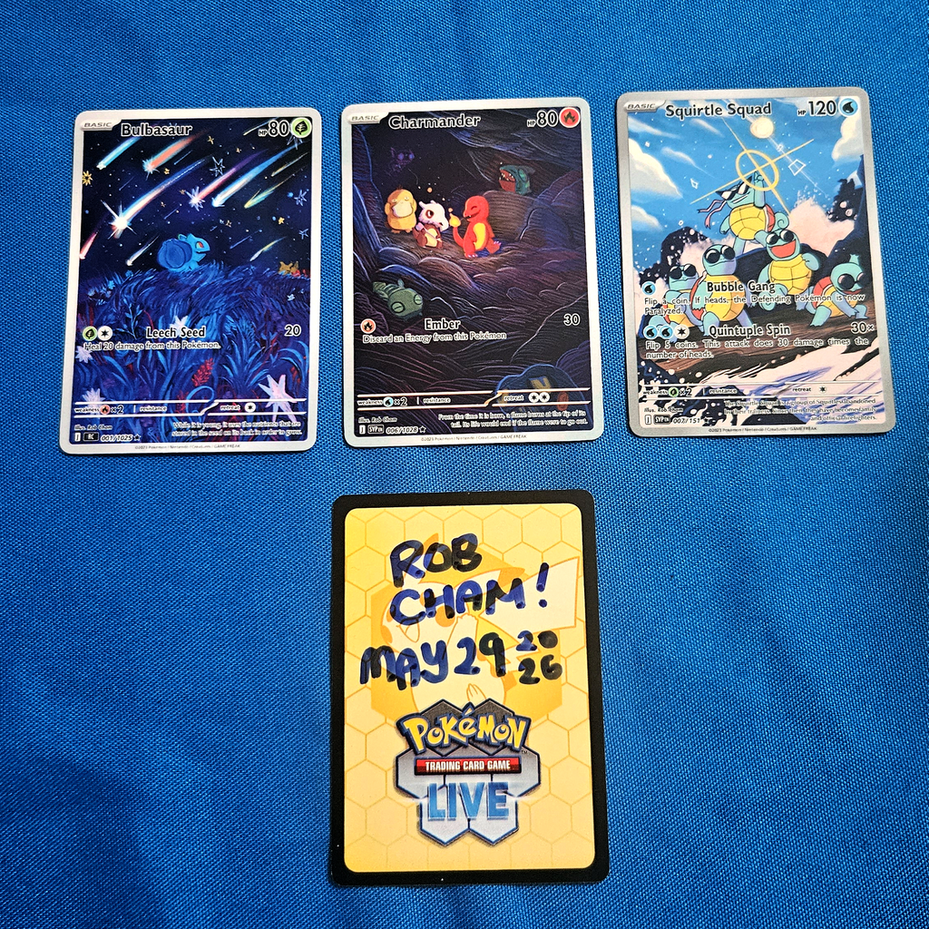 First Starter Bundle | Bulbasaur, Charmander, and Squirtle | First Starter Collection