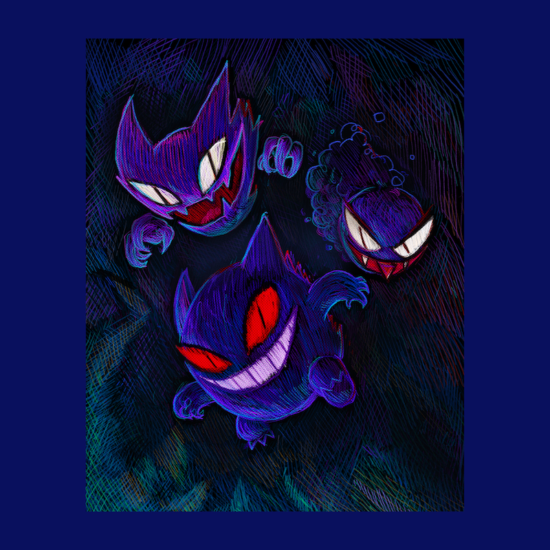 Gengar Evolution - Print