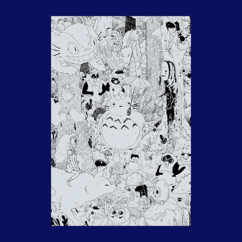 Ghibli Forest - Print (Small)