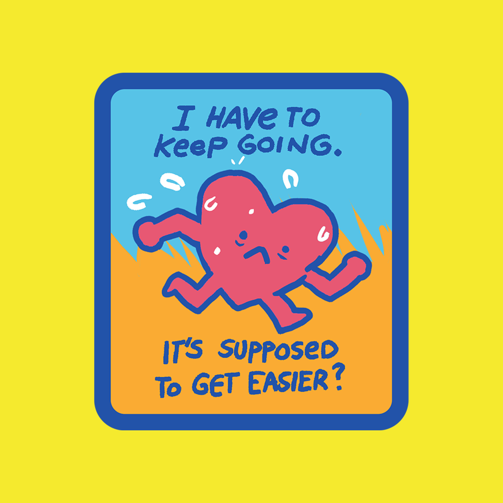 It's Supposed to Get Easier? - Sticker