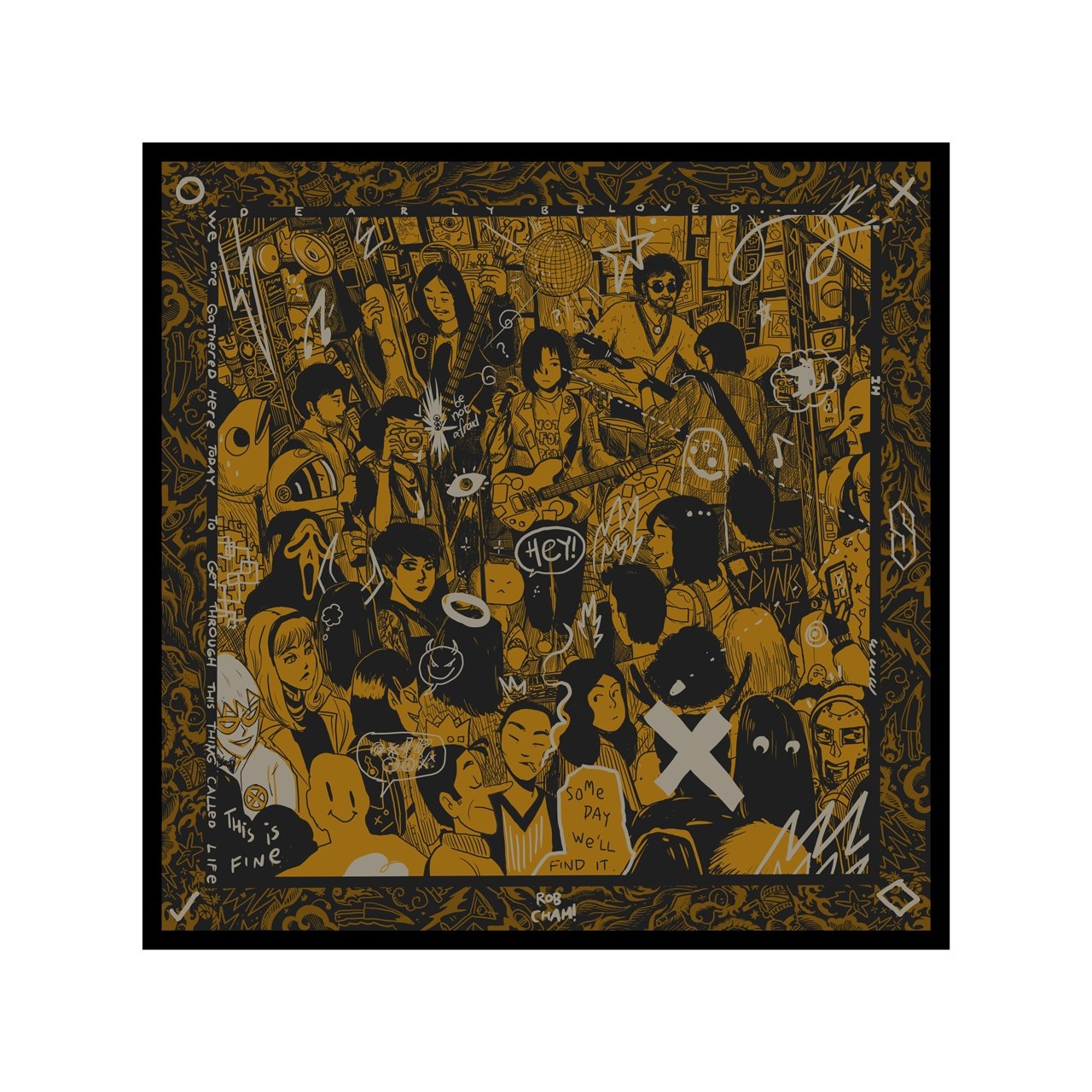 Dearly Beloved (Original 1/1 Silk Textile)