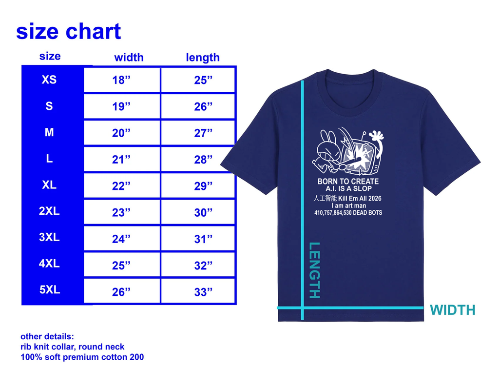 [ETA: May 25] Born to Create (Clean) - Shirt Pre-Order