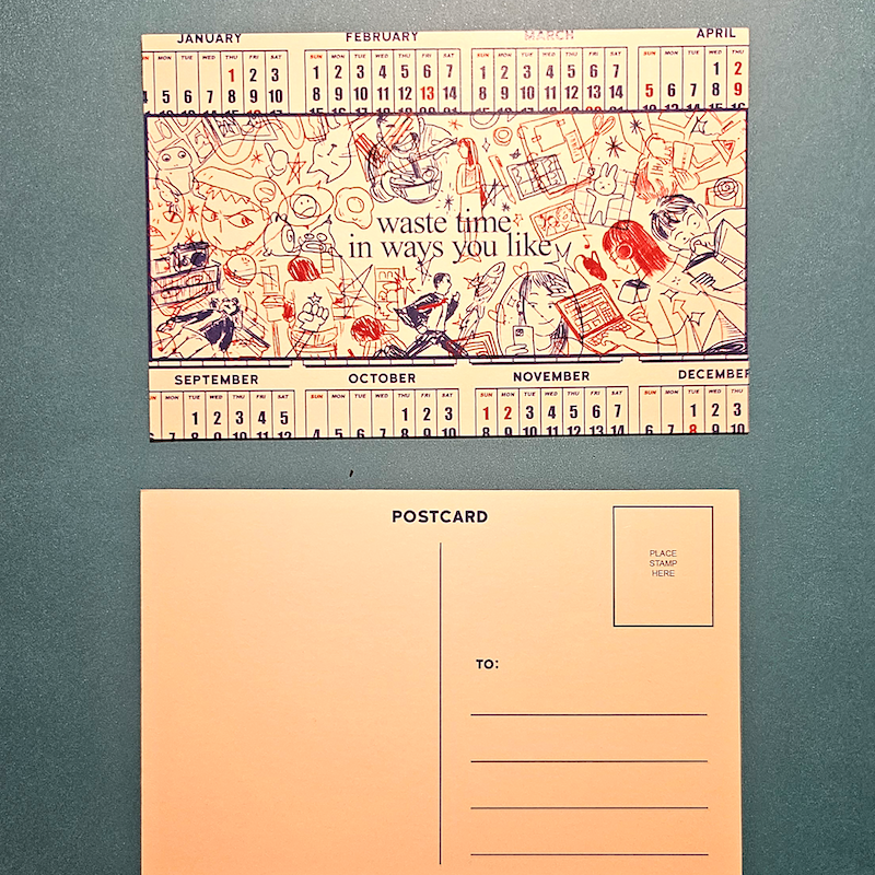Waste Time In Ways You Like - Postcard/Print