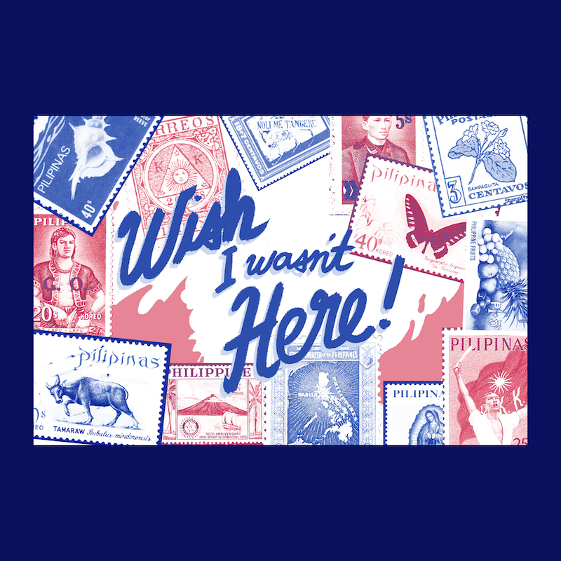 Wish I Wasn't Here - Postcard/Print